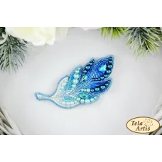 Б-208 Бирюзовое перо. Набор для вышивки украшения Тела Артис