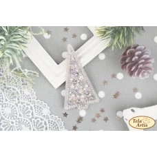 Б-220 Бриллиантовая ёлочка. Набор для вышивки украшения Тела Артис