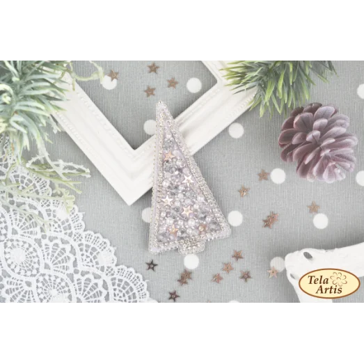 Б-220 Бриллиантовая ёлочка. Набор для вышивки украшения Тела Артис