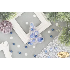 Б-221 Морозная ёлочка. Набор для вышивки украшения Тела Артис
