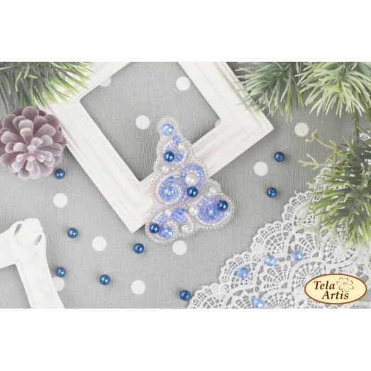 Б-221 Морозная ёлочка. Набор для вышивки украшения Тела Артис