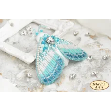 Б-223 Мотылек Мята. Набор для вышивки украшения Тела Артис
