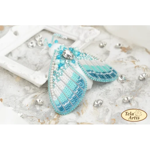 Б-223 Мотылек Мята. Набор для вышивки украшения Тела Артис