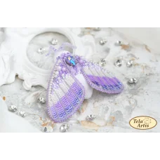 Б-224 Мотылек Лаванда. Набор для вышивки украшения Тела Артис