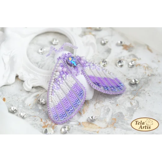 Б-224 Мотылек Лаванда. Набор для вышивки украшения Тела Артис