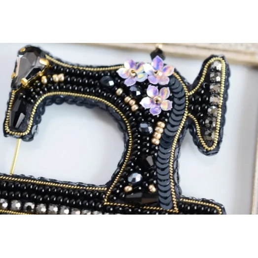 Б-302 Черная швейная машинка. Набор для вышивки украшения Тела Артис