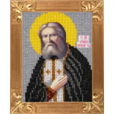 В-716 Святой Преподобный Серафим, Саровский и всея Руси чудотворец. Набор для вышивки Ветроград