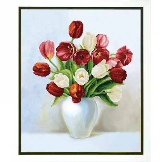 Б-752 Тюльпаны. Набор для вышивки бисером Чаривна Мить