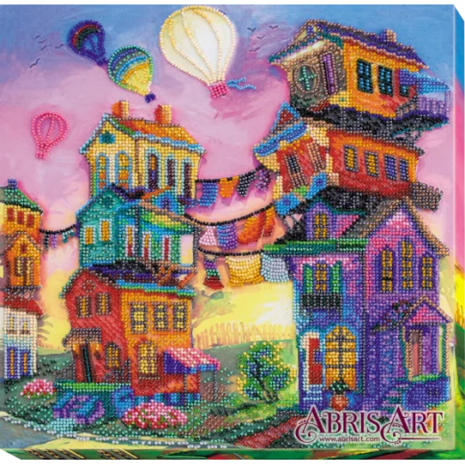АВ-589 Под цветными небесами. Набор для вышивки бисером. Абрис Арт