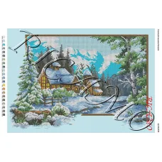 А2Н_030 БК-2016 Зима. Схема для вышивки бисером ТМ Virena