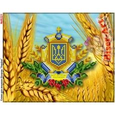 ВА-0221в (А4) Символика Украины. Схема для вышивки бисером БисерАрт