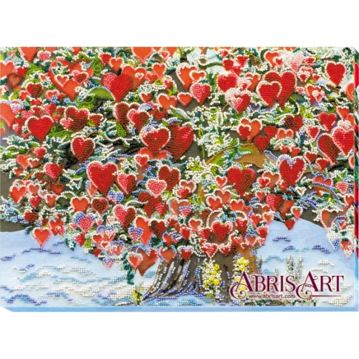 АВ-607 Дерево любви. Набор для вышивки бисером. Абрис Арт