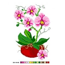 Б5-16-066 Орхидея. Канва для вышивки нитками Вышиванка