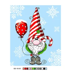 Б5-16-081 Гномик. Канва для вышивки нитками Вышиванка