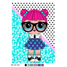 Б5-16-104 Куколка. Канва для вышивки нитками Вышиванка