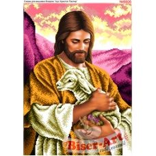 ВА-606В (А3) Иисус - добрый пастырь. Схема для вышивки бисером БисерАрт