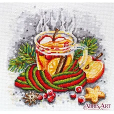 АН-047 Зимний чай. Набор для вышивки крестом ТМ Абрис Арт
