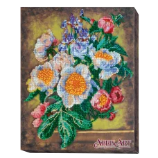 АВ-427 Пионы необыкновенные. Набор для вышивки бисером. Абрис Арт