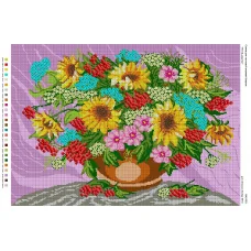БА2-023 Летний подарок. Схема для вышивки бисером Вышиванка