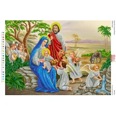 БА2-083 Ангелы. Схема для вышивки бисером Вышиванка