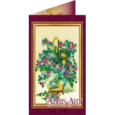 АО-020 Поздравляю-2. Набор-открытка для вышивки бисером Абрис Арт