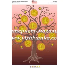 БА3-298 Денежное дерево. Схема для вышивки бисером ТМ Вышиванка