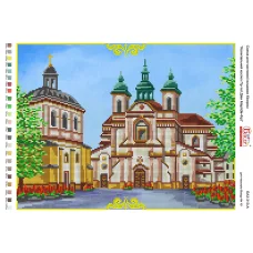 БА3-313  Костёл Пр-той Девы Марии. Схема для вышивки бисером ТМ Вышиванка