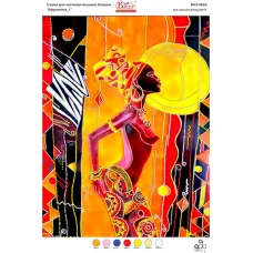 БА3-452 Африканка. Схема для вышивки бисером ТМ Вышиванка 