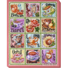 АВ-696 Чайная карта Набор для вышивки бисером. Абрис Арт