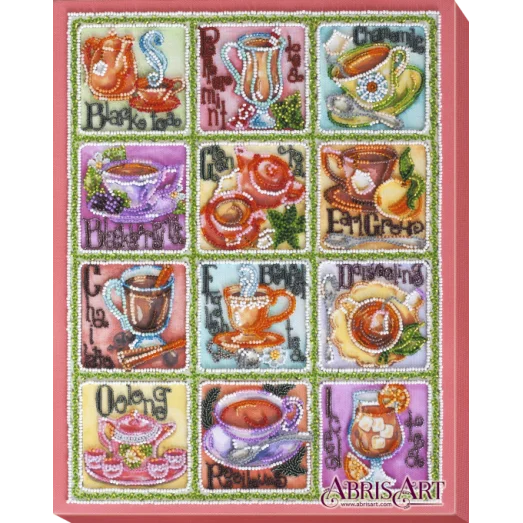 АВ-696 Чайная карта Набор для вышивки бисером. Абрис Арт