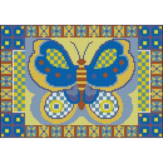 ФПК-4011 Бабочка. Схема для вышивки бисером Феникс