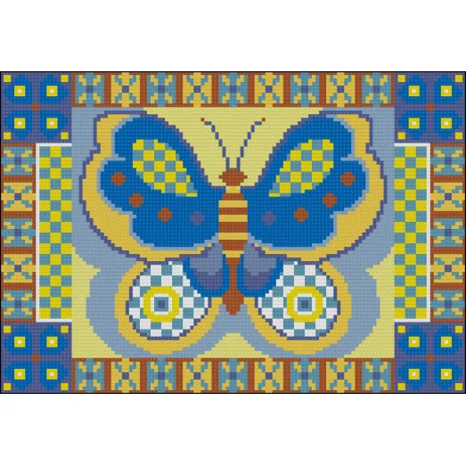 ФПК-4011 Бабочка. Схема для вышивки бисером Феникс