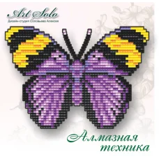 БАТ-009 Бабочка-магнит - Золотистый лесник (Euphaedra-neophron). ТМ Артсоло