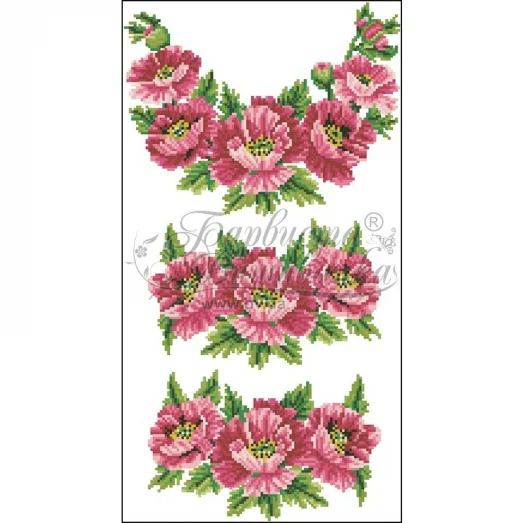 БД-015 Заготовка детской сорочки для вышивки бисером. Барвиста Вышивка