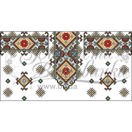 БДд-016 Заготовка детской сорочки для вышивки бисером. Барвиста Вышивка