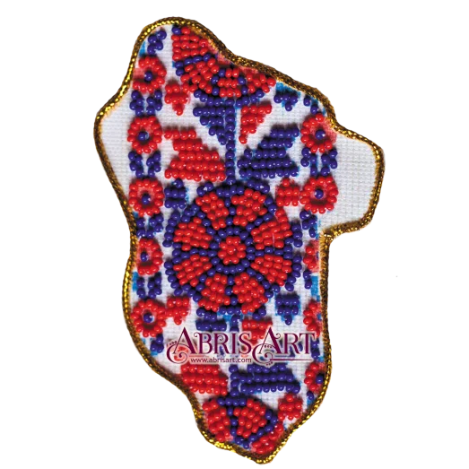 АМК-012 Магнит "Карта Украины" Луганская область. ТМ Абрис Арт