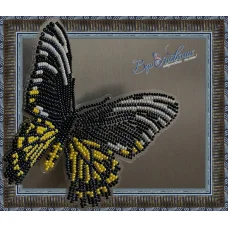 BGP-014 Набор для вышивки Бабочка - Золотая Птицекрылка Радамант. ТМ Вдохновение