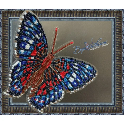 BGP-028 Набор для вышивки Бабочка - Красный Павлин. ТМ Вдохновение