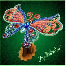 BGP-089 Ажурная 3d бабочка Набор для вышивки бисером ТМ Вдохновение
