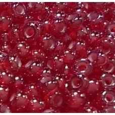 95077 Бисер Preciosa стеклянный мелованый фиолетово-красный глазурь