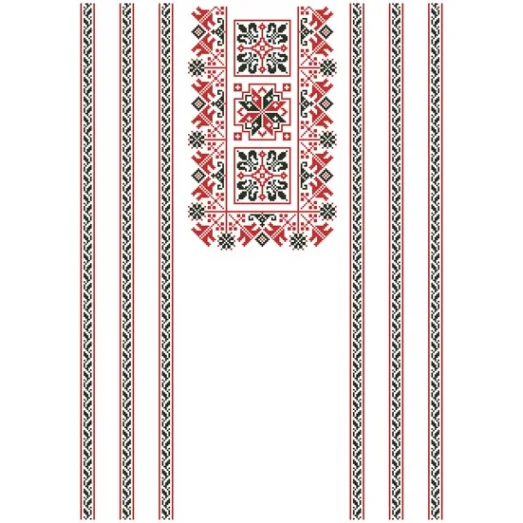 БЖд-046 (белая) Заготовка женской сорочки . Барвиста Вишиванка