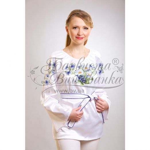 БЖд-019 (белая). Заготовка женской сорочки. Барвиста Вишиванка