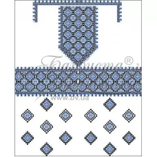 БЖд-031 (белая). Заготовка женской сорочки. Барвиста Вишиванка