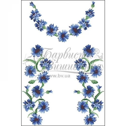 БЖд-051 (белая) Заготовка женской сорочки . Барвиста Вишиванка