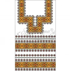 БЖд-063 (белая). Заготовка женской сорочки. Барвиста Вишиванка