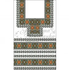 БЖ-064 Заготовка женской сорочки. Барвиста Вишиванка