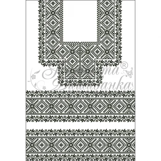 БЖ-066 Заготовка женской сорочки. Барвиста Вишиванка