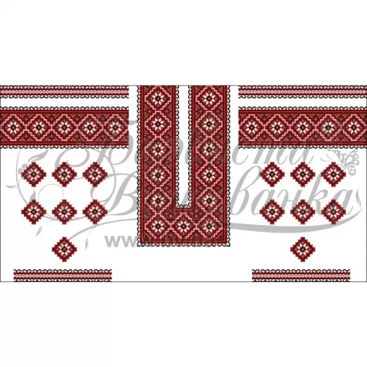 БЖ-068 Заготовка женской сорочки. Барвиста Вишиванка