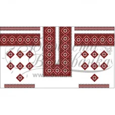 БЖд-068 (белая). Заготовка женской сорочки. Барвиста Вишиванка