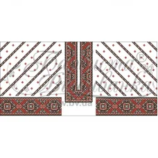 БЖд-70 (белая). Заготовка женской сорочки. Барвиста Вишиванка